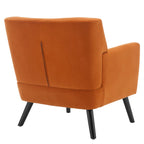 Poltrona in Velluto con Capitonnè - 30.71A x 28.35L x 27.56P