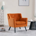 Poltrona in Velluto con Capitonnè - 30.71A x 28.35L x 27.56P