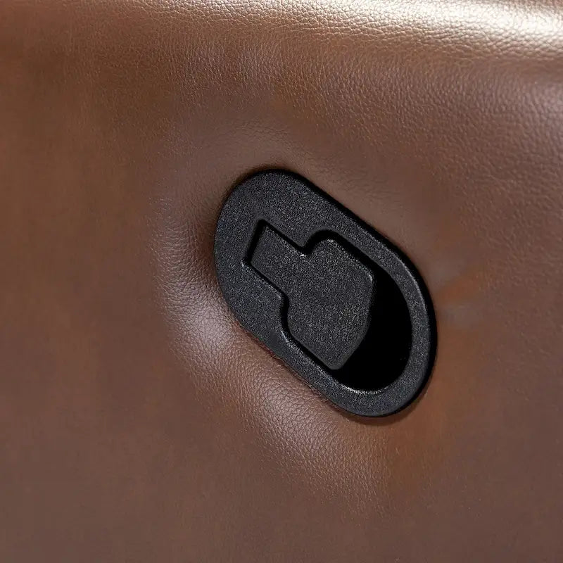 Poltrona Reclinabile Girevole Manuale con Base in Metallo
