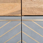 Cassettiera 6 cassetti effetto cemento