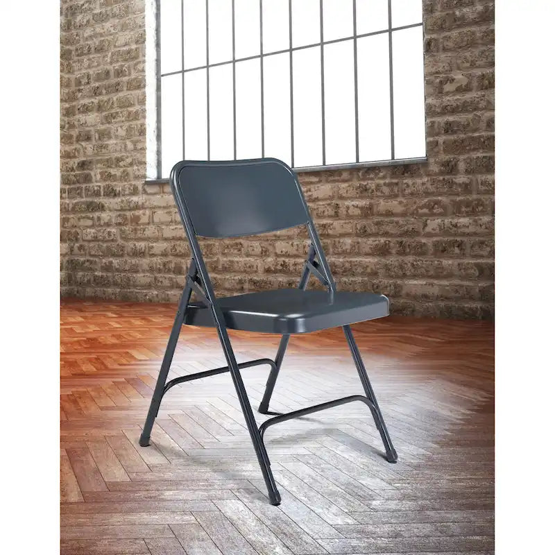 Sedie pieghevoli Premium interamente in acciaio serie 200 (confezione da 4)