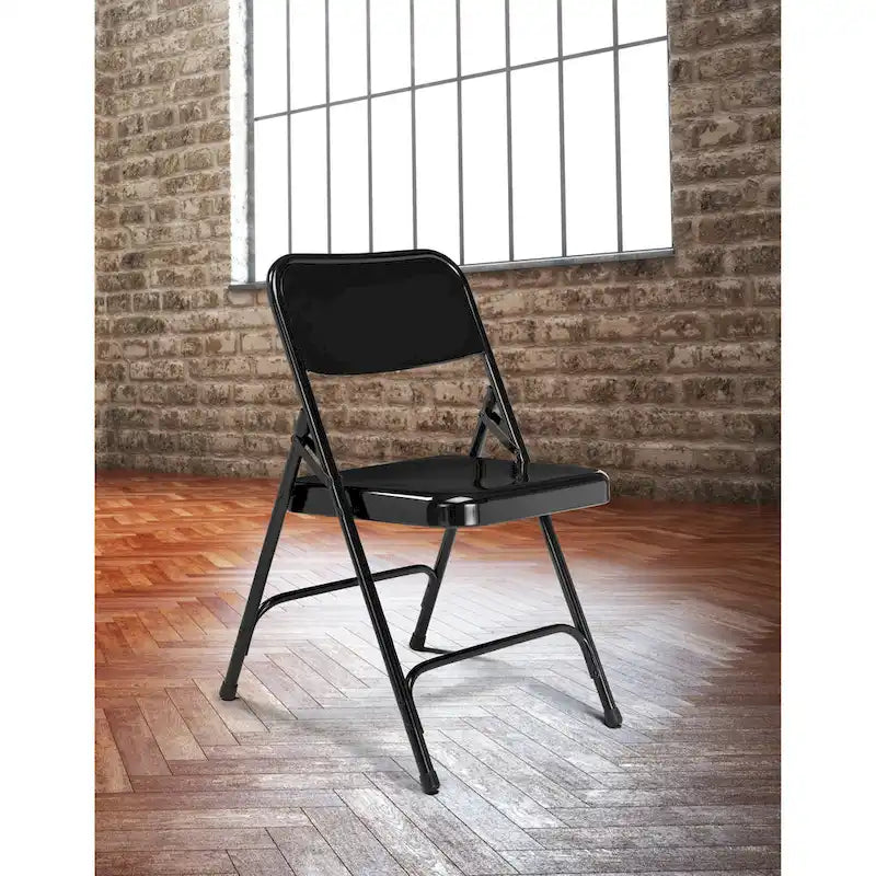 Sedie pieghevoli Premium interamente in acciaio serie 200 (confezione da 4)