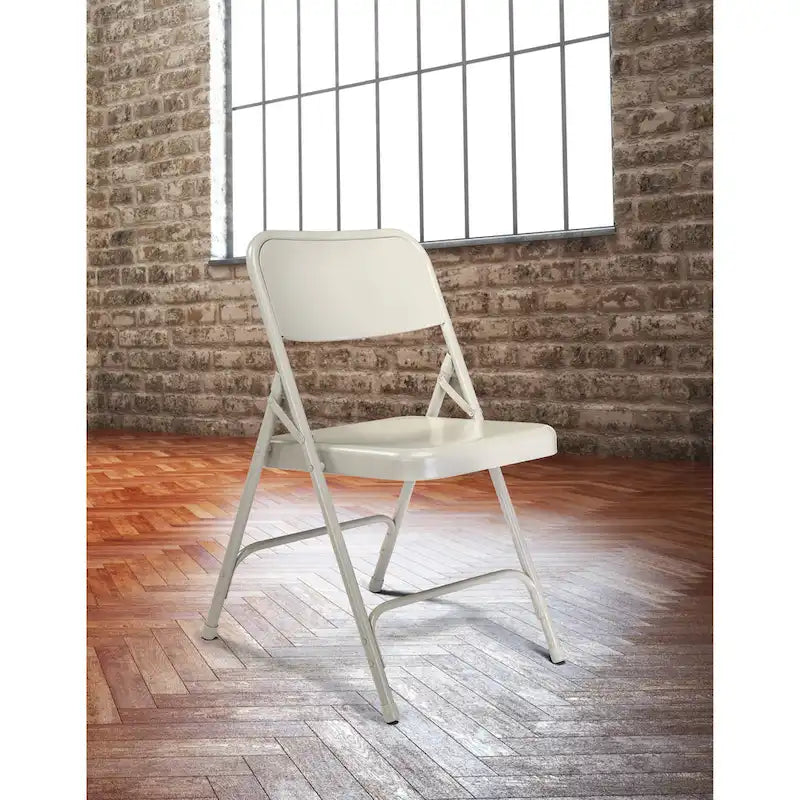 Sedie pieghevoli Premium interamente in acciaio serie 200 (confezione da 4)