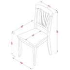 Set da tavolo moderno da 9 pezzi include un tavolo ovale in legno e 8 sedie da cucina, Quercia (Opzioni di seduta)