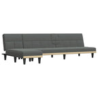 Divano letto angolare grigio scuro