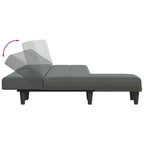 Divano letto angolare grigio scuro