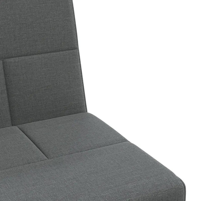 Divano letto angolare grigio scuro