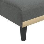 Divano letto angolare grigio scuro