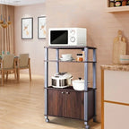 Supporto per microonde su ruote - 23,5 x 15,5 x 38,5 (L x P x A)