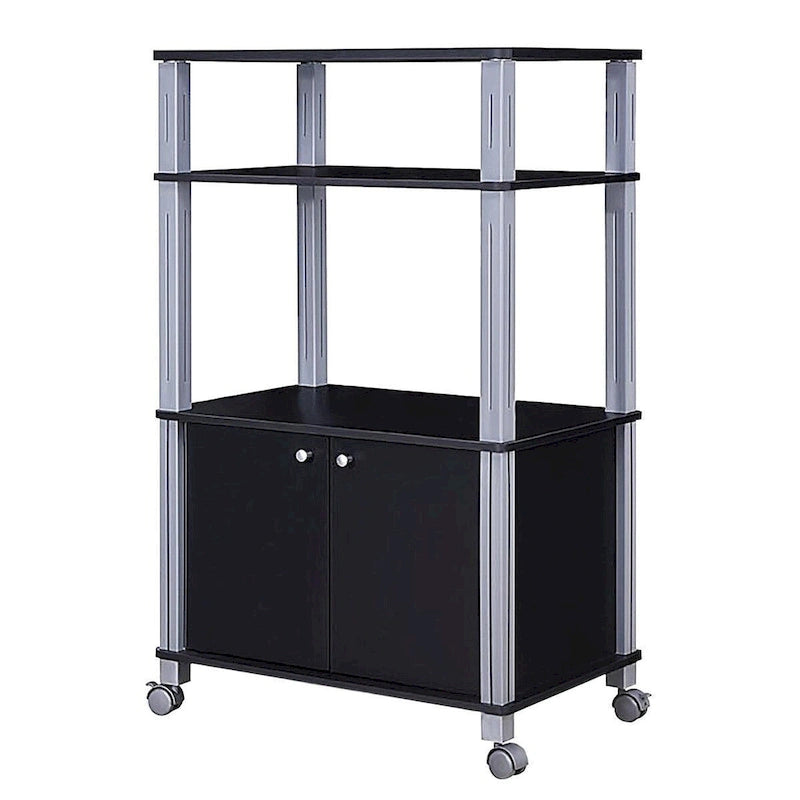 Supporto per microonde su ruote - 23,5 x 15,5 x 38,5 (L x P x A)