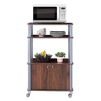 Supporto per microonde su ruote - 23,5 x 15,5 x 38,5 (L x P x A)
