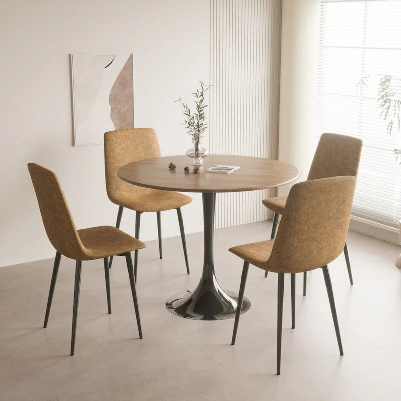 Tavolo da pranzo rotondo Tulip Mid Century da 31,5" per 4 persone