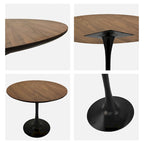 Tavolo da pranzo rotondo Tulip Mid Century da 31,5" per 4 persone
