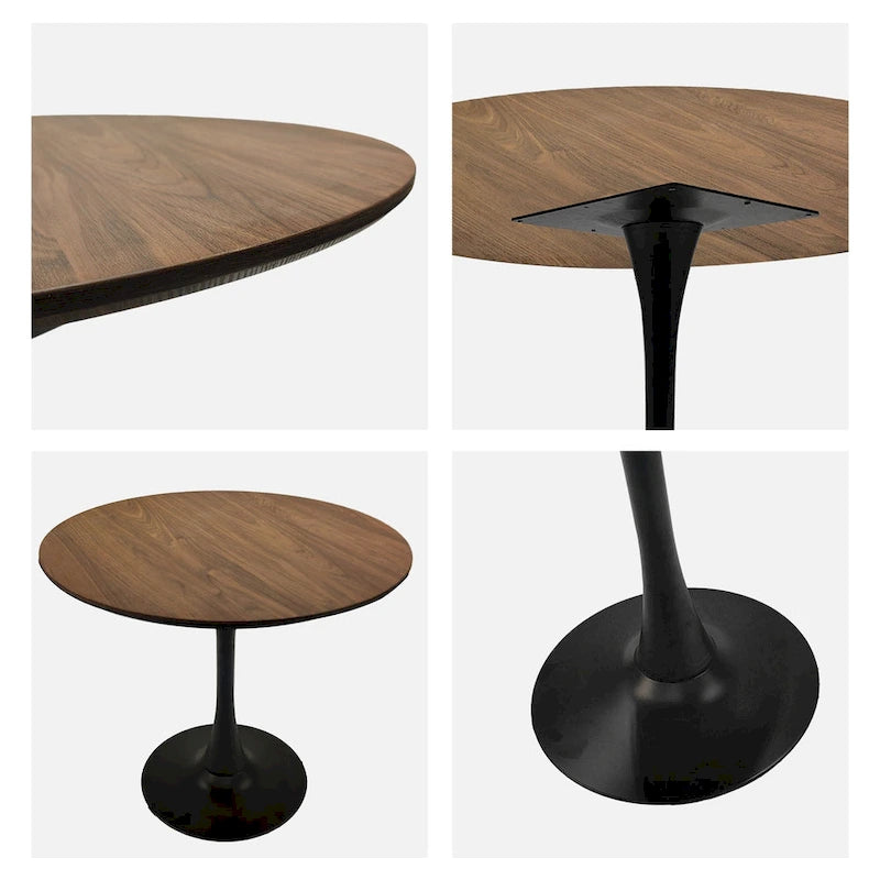 Tavolo da pranzo rotondo Tulip Mid Century da 31,5" per 4 persone