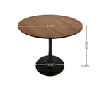 Tavolo da pranzo rotondo Tulip Mid Century da 31,5" per 4 persone