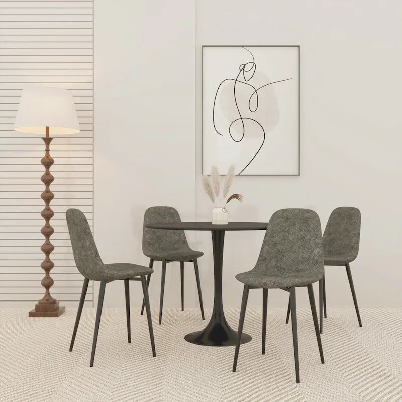 Tavolo da pranzo rotondo Tulip Mid Century da 31,5" per 4 persone