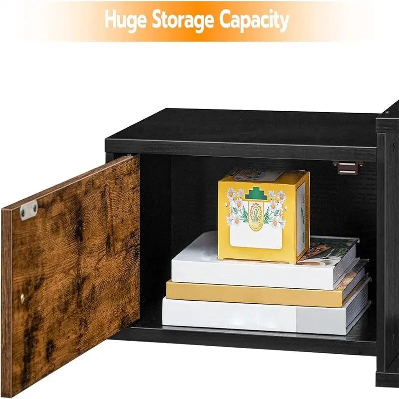 Mensola console multimediale moderna a parete - 11P x 55L x 7,9A