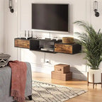 Mensola console multimediale moderna a parete - 11P x 55L x 7,9A