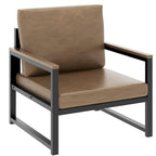 Poltrona singola reclinabile Lazy Boy, poltrona moderna semplice con braccioli per soggiorno, ufficio, camera da letto, beige/kaki